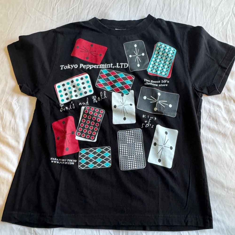 TOKYO PEPPERMINT HARAJUKU T-SHIRT USED rare!